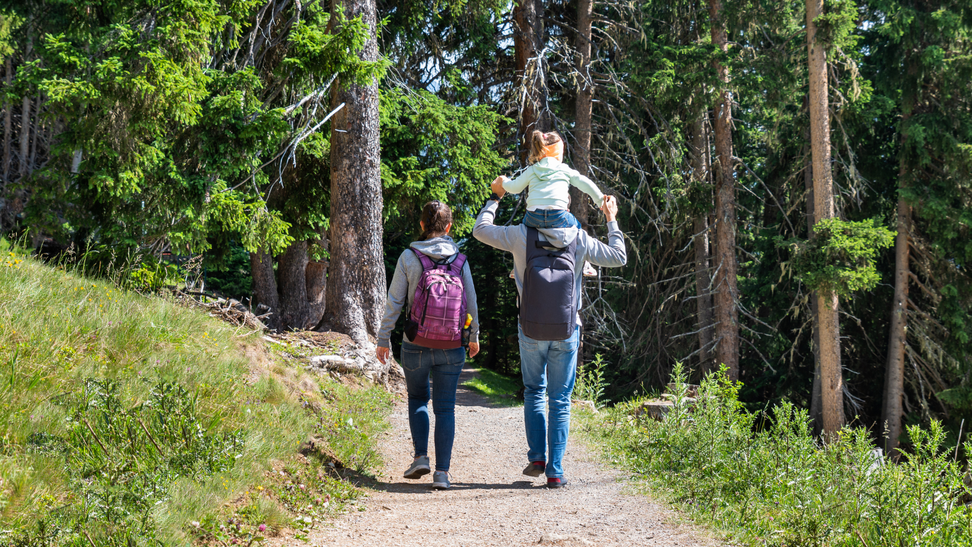 Family Walking Hiking Trail