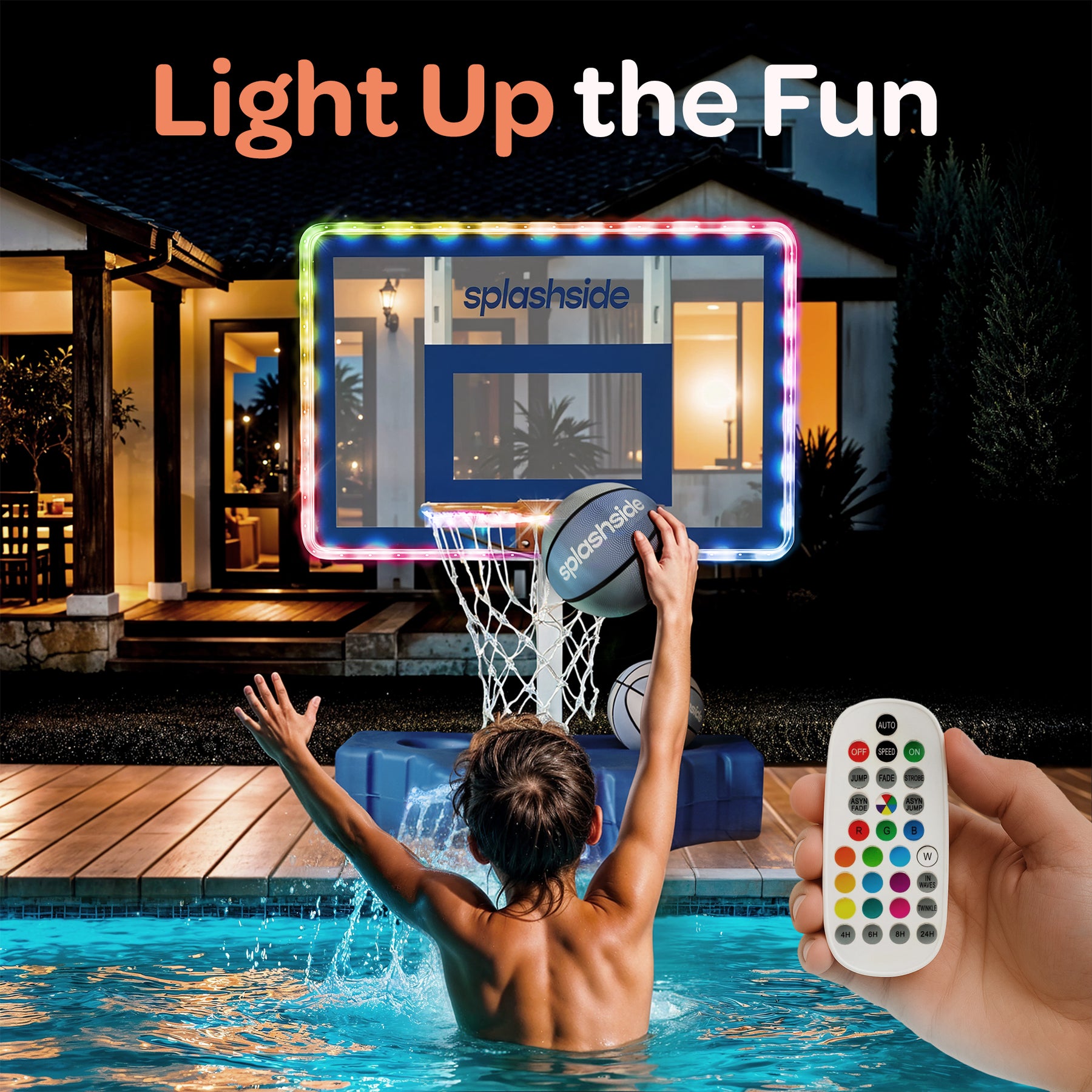 SplashSide Poolside Basketball Hoop
