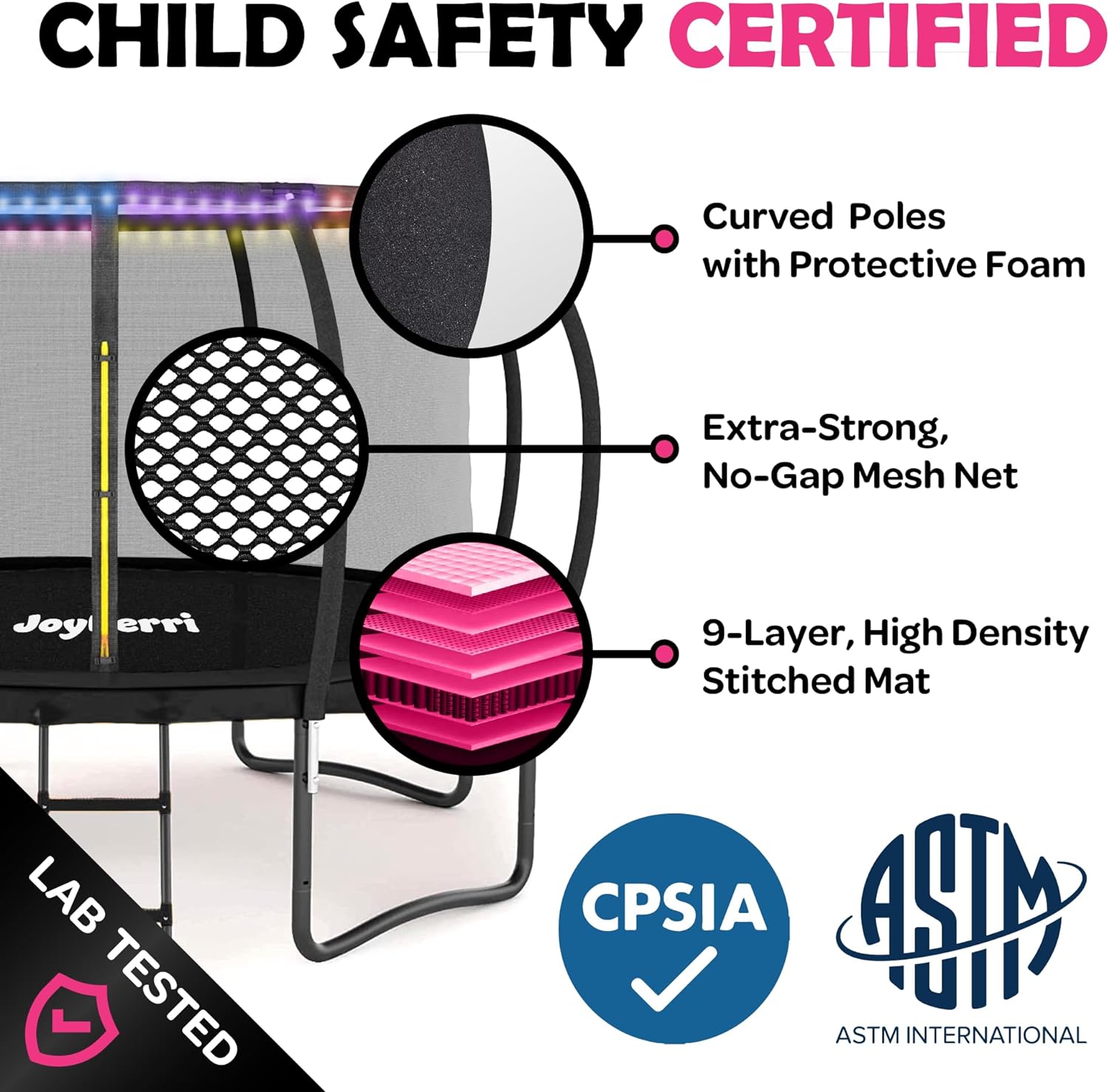 UpSurge™ Trampoline - Safe, Fun, Built to Last