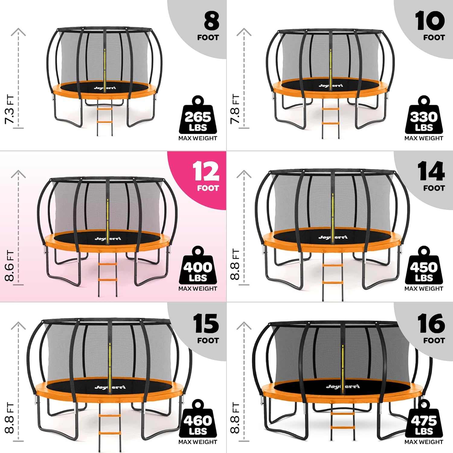 UpSurge™ Trampoline - Safe, Fun, Built to Last