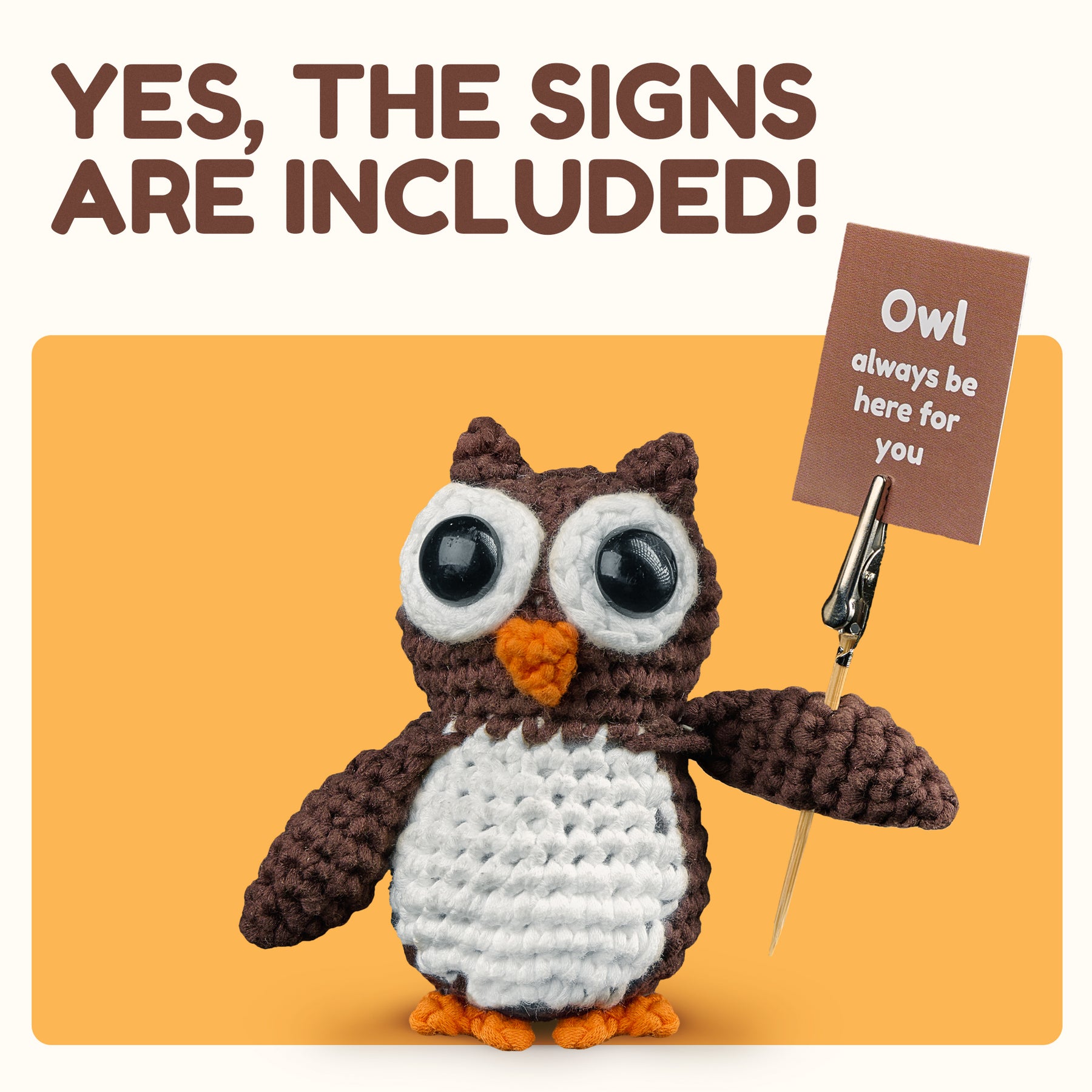 CrochetPals - Oswald The Owl