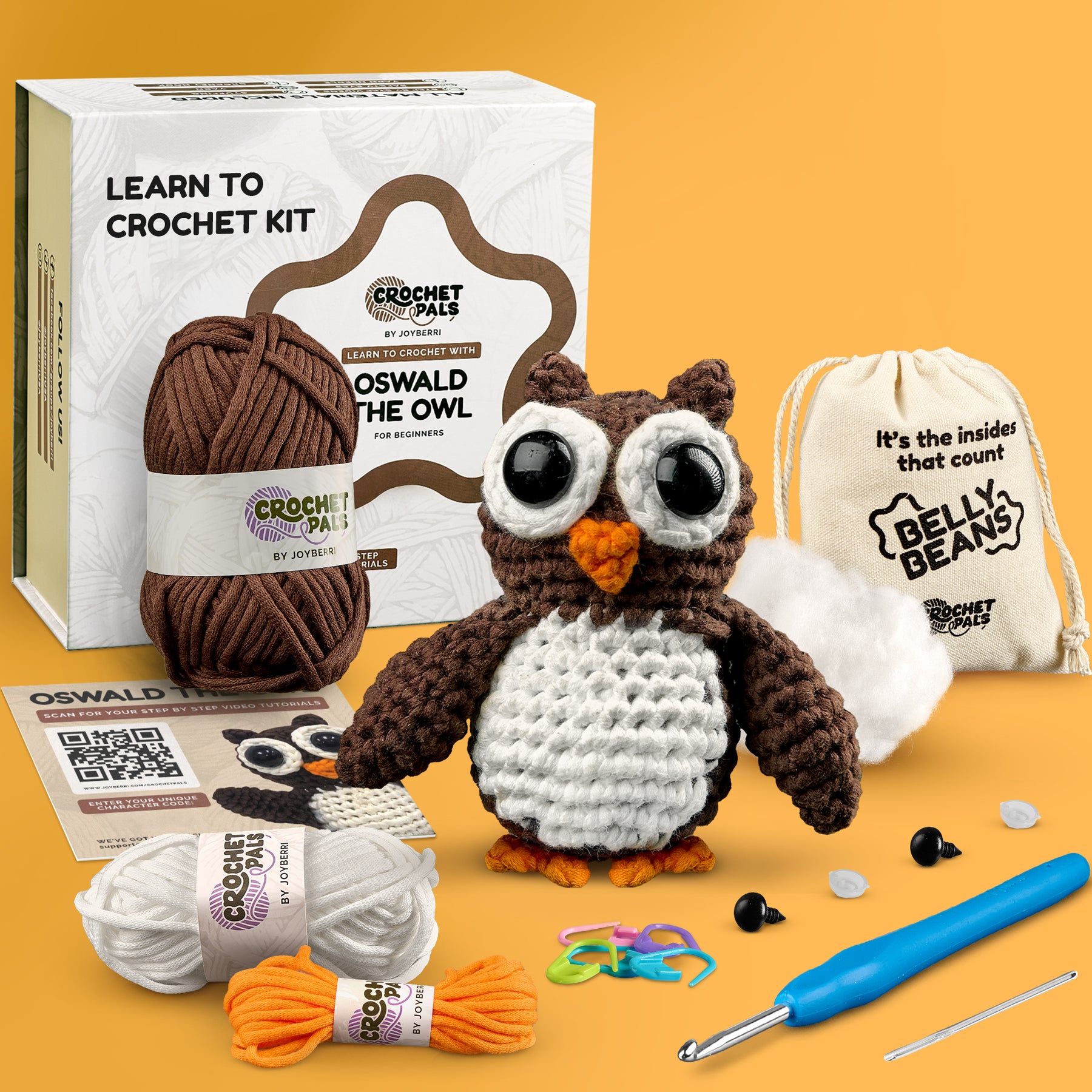 CrochetPals - Oswald The Owl