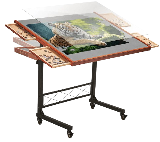 PuzzleStation™ – The Ultimate Adjustable Puzzle Table with Storage