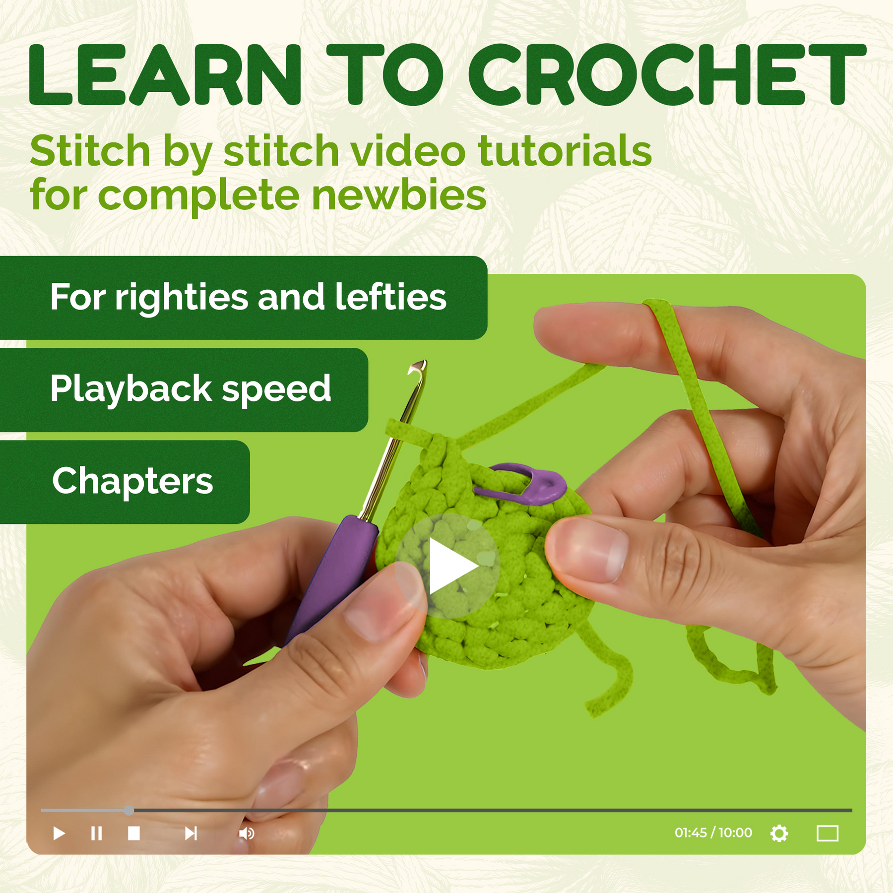 CrochetPals - Parker The Pear