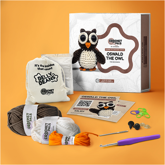 CrochetPals – Set of 3 Kits: Daisy, Parker & Oswald
