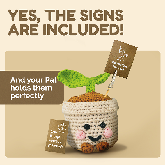 CrochetPals – Set of 3 Kits: Daisy, Parker & Oswald
