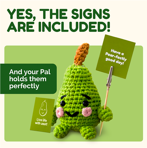 CrochetPals – Set of 3 Kits: Daisy, Parker & Oswald