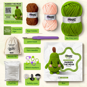 CrochetPals - Parker The Pear