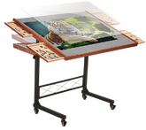 PuzzleStation™ – The Ultimate Adjustable Puzzle Table with Storage