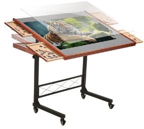 PuzzleStation™ – The Ultimate Adjustable Puzzle Table with Storage