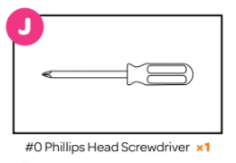 KiddyKruiser #0 phillips head screwdriver