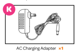 KiddyKruiser AC Charging adaptor