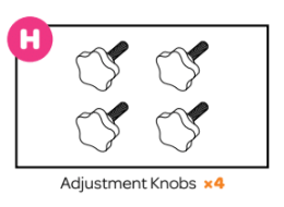 Puzzle Station Adjustment Knobs (4)