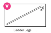 Trampoline Ladder Legs