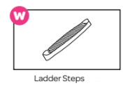 Trampoline Ladder Steps