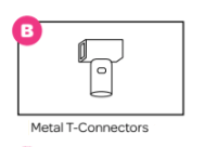 Metal T-Connectors