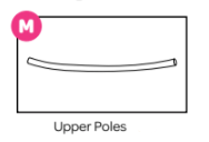 Trampoline Upper Poles 12ft