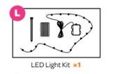 Upsurge LED Light Kit 8 FT