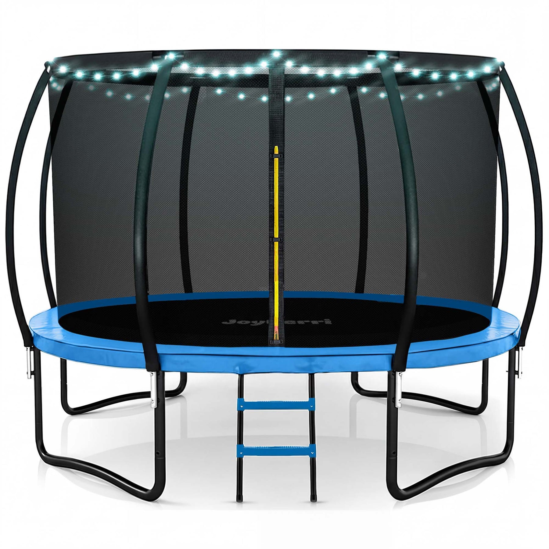 Enclosed Trampoline with LED Lights