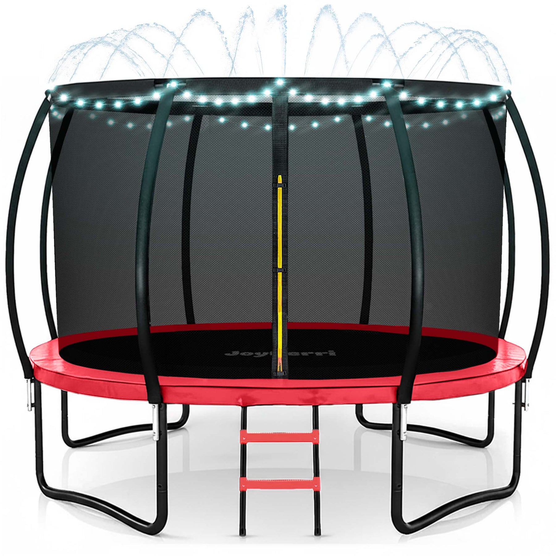 Enclosed Trampoline with LED Lights